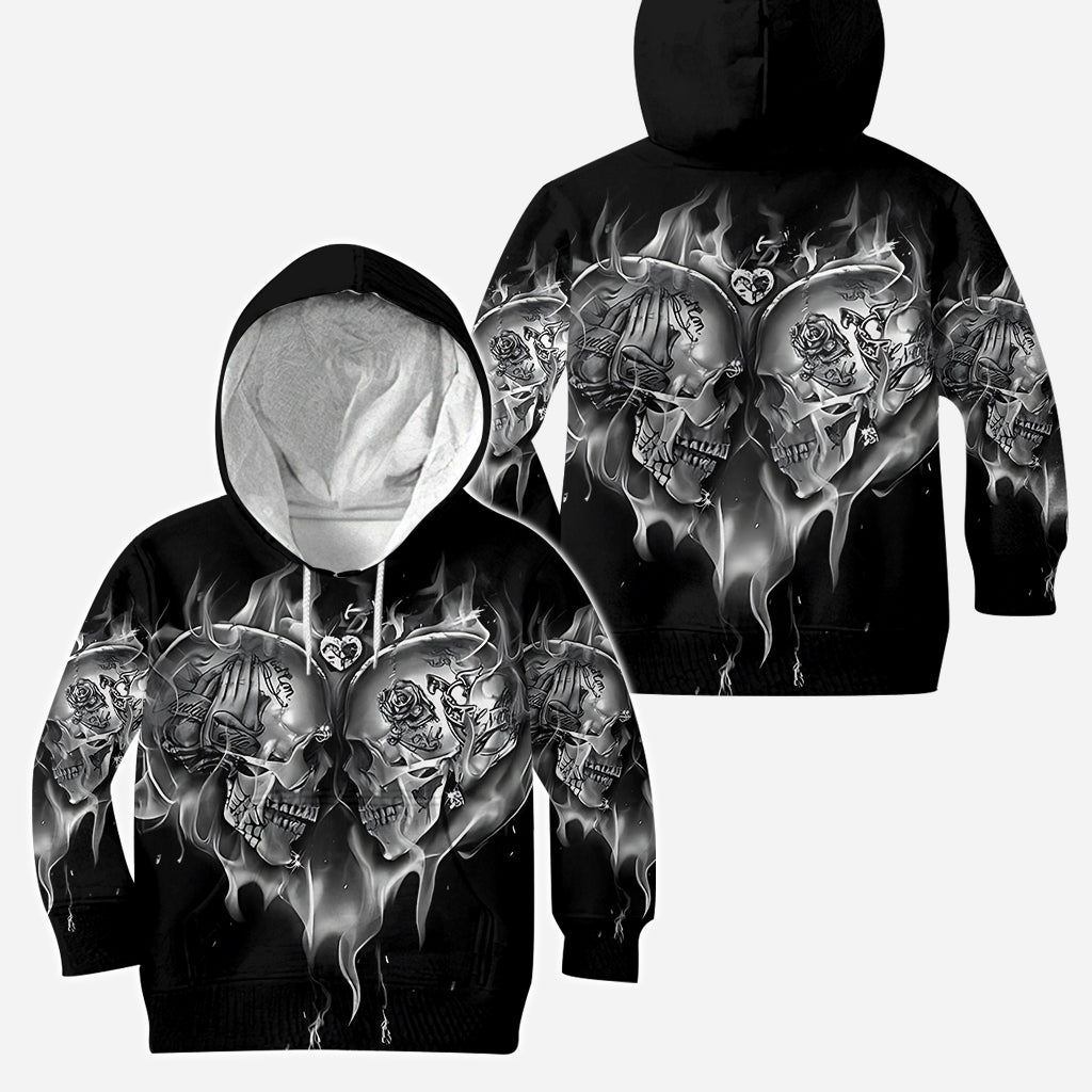 Liebe Totenköpfe – Personalisierter Totenkopf-Hoodie und Leggings