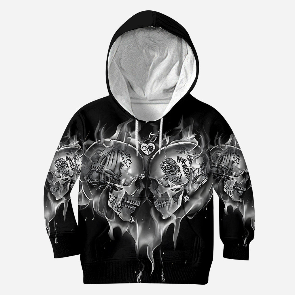 Liebe Totenköpfe – Personalisierter Totenkopf-Hoodie und Leggings
