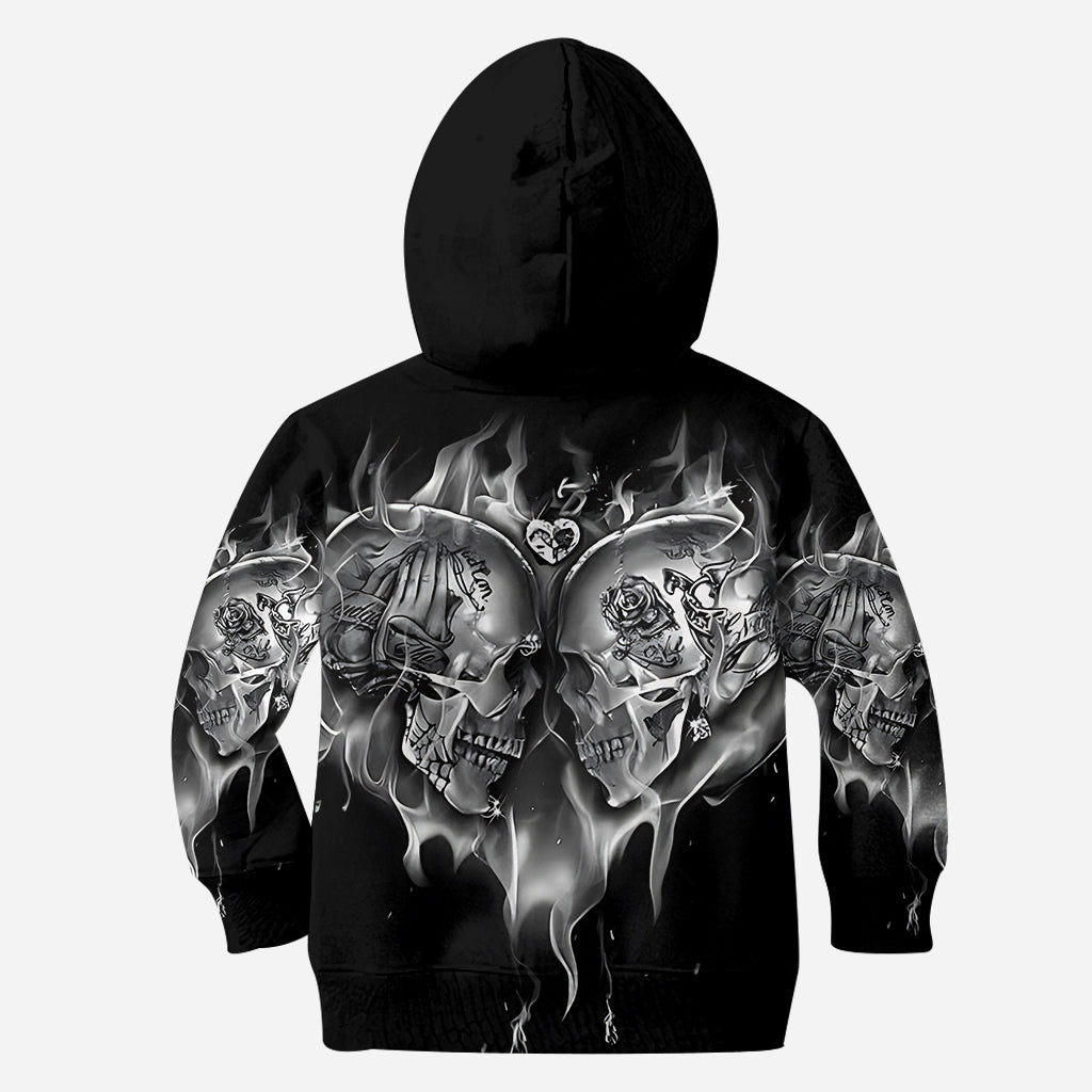 Liebe Totenköpfe – Personalisierter Totenkopf-Hoodie und Leggings