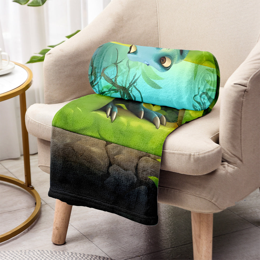 Love Dinosaurs - Personalized Kid Blanket