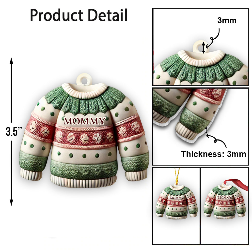 Weihnachtsmütze - Personalisierter Familienschmuck