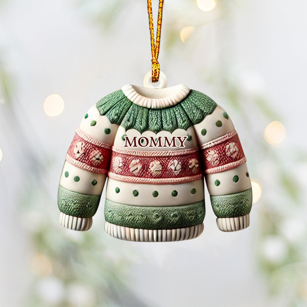 Winter Beanie Hat Christmas - Personalized Family Ornament