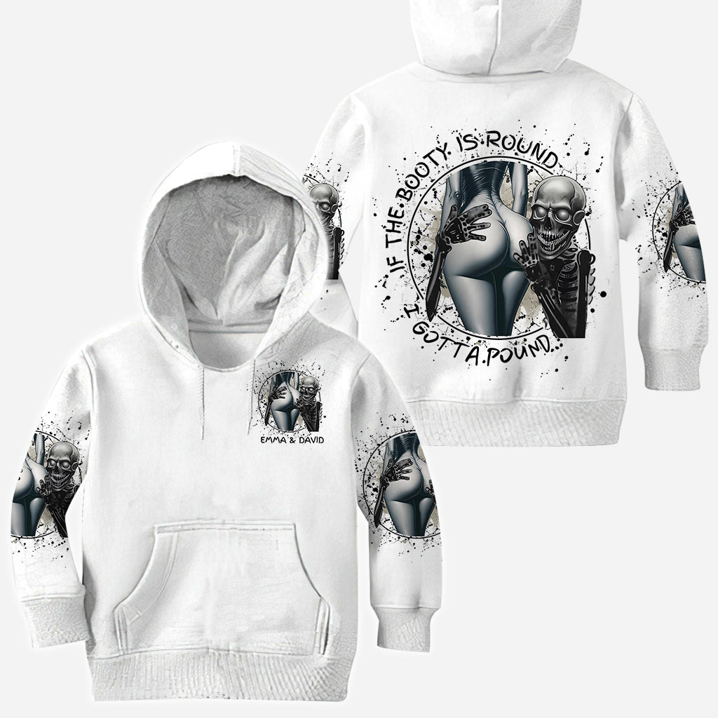 Wenn der Po rund ist, muss ich ihn ficken – personalisiertes Totenkopf-Shirt