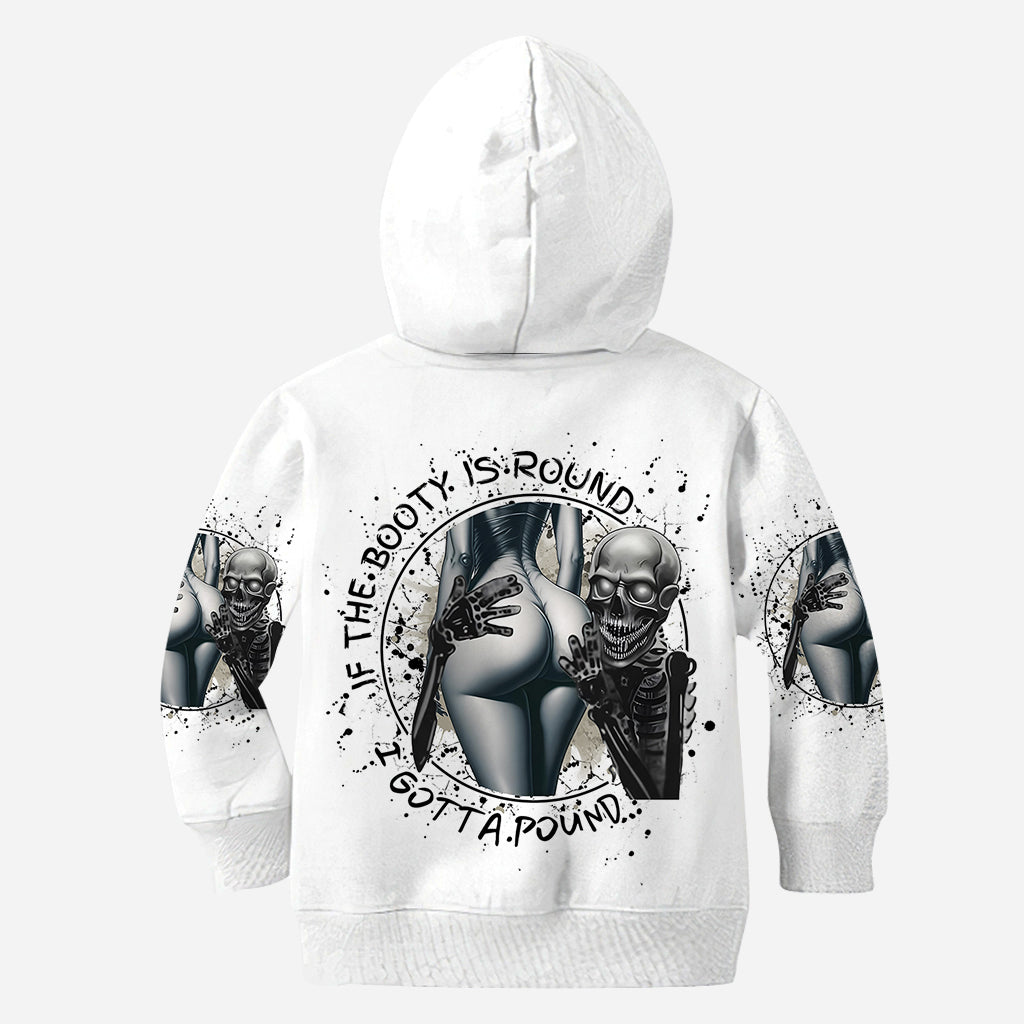 Wenn der Po rund ist, muss ich ihn ficken – personalisiertes Totenkopf-Shirt