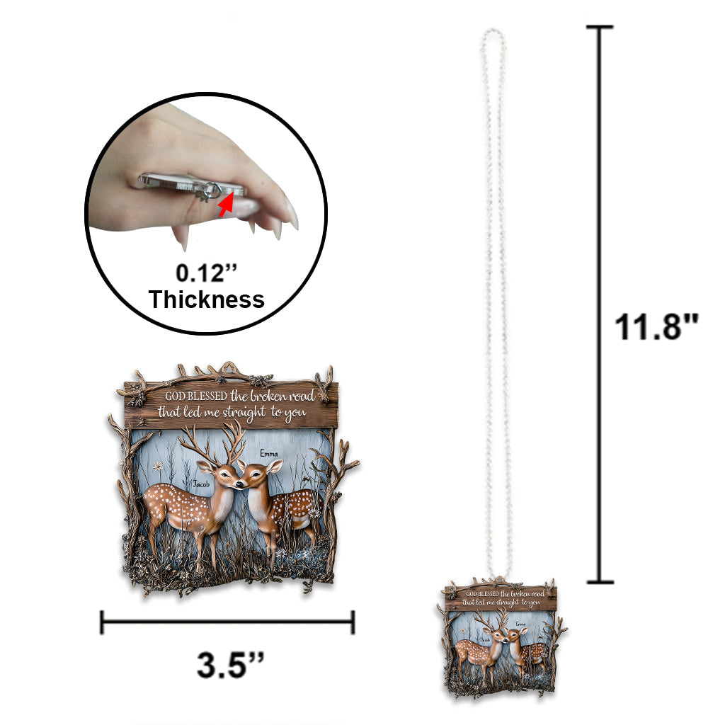 „Du und ich, wir schaffen das, liebes Paar“ – personalisierter Autoanhänger für die Jagd
