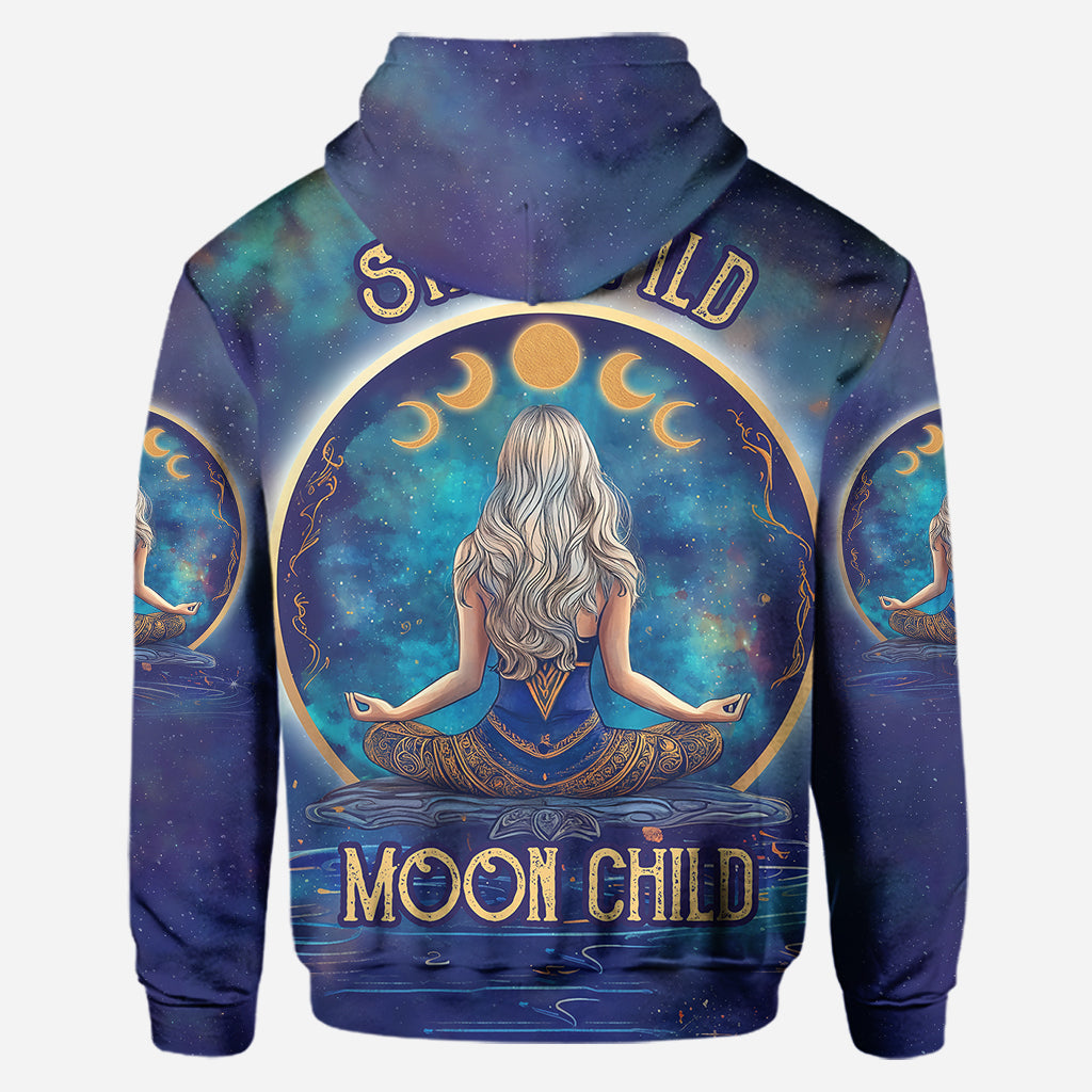 Moon Child – Personalisierter Yoga-Hoodie und Leggings