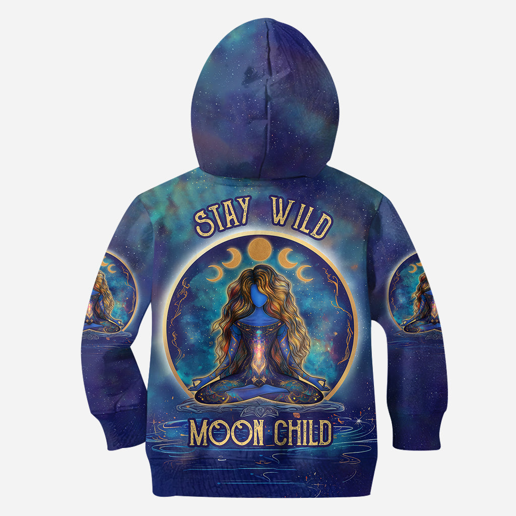 Stay Wild Moon Child - Personalized Yoga Hoodie and Leggings