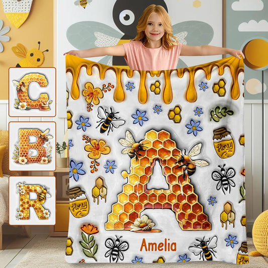 Wunderschöner Bienenbrief – personalisierte Gartendecke