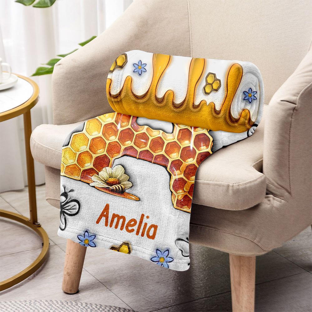 Wunderschöner Bienenbrief – personalisierte Gartendecke