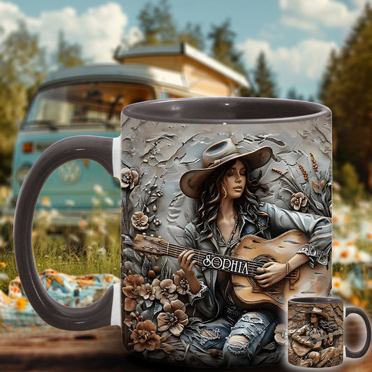 Gypsy Soul Guitar - Personalisierter Hippie-Akzentbecher