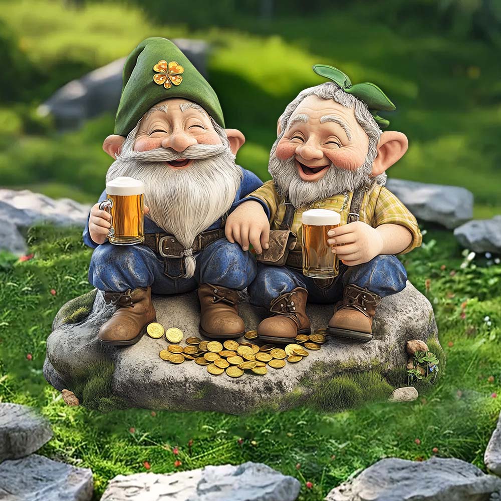 Fröhliche Trinkfeiertage – personalisiertes Gartenschild aus Acryl