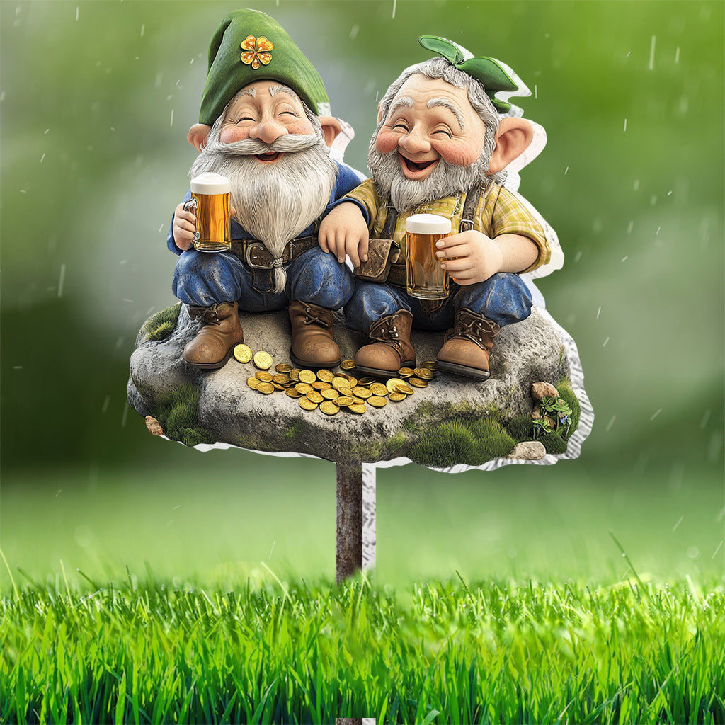 Fröhliche Trinkfeiertage – personalisiertes Gartenschild aus Acryl