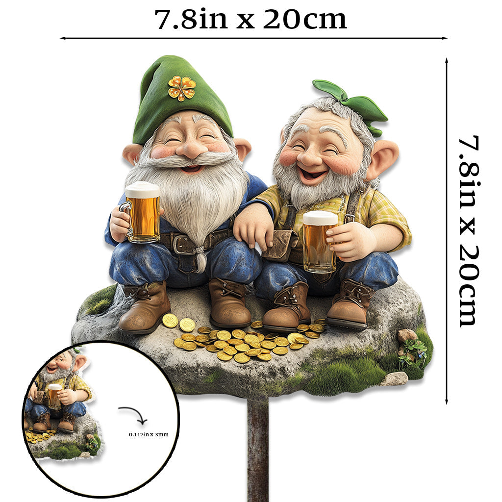 Fröhliche Trinkfeiertage – personalisiertes Gartenschild aus Acryl