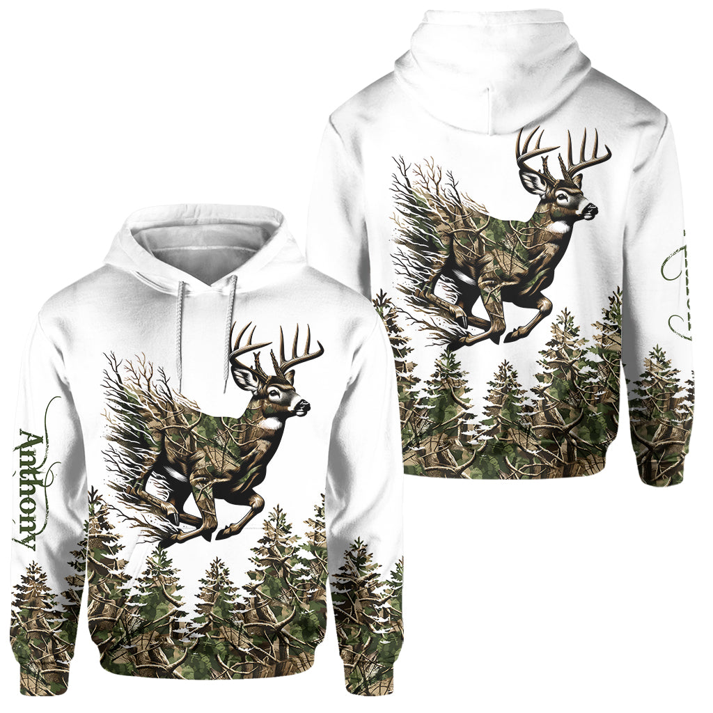 Hirschjagd – Personalisierter Jagd-Hoodie und Jogginghose