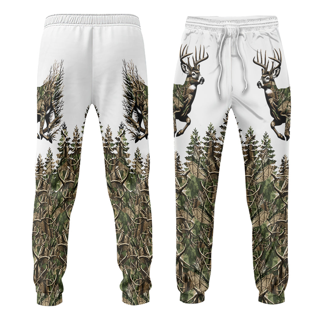 Hirschjagd – Personalisierter Jagd-Hoodie und Jogginghose
