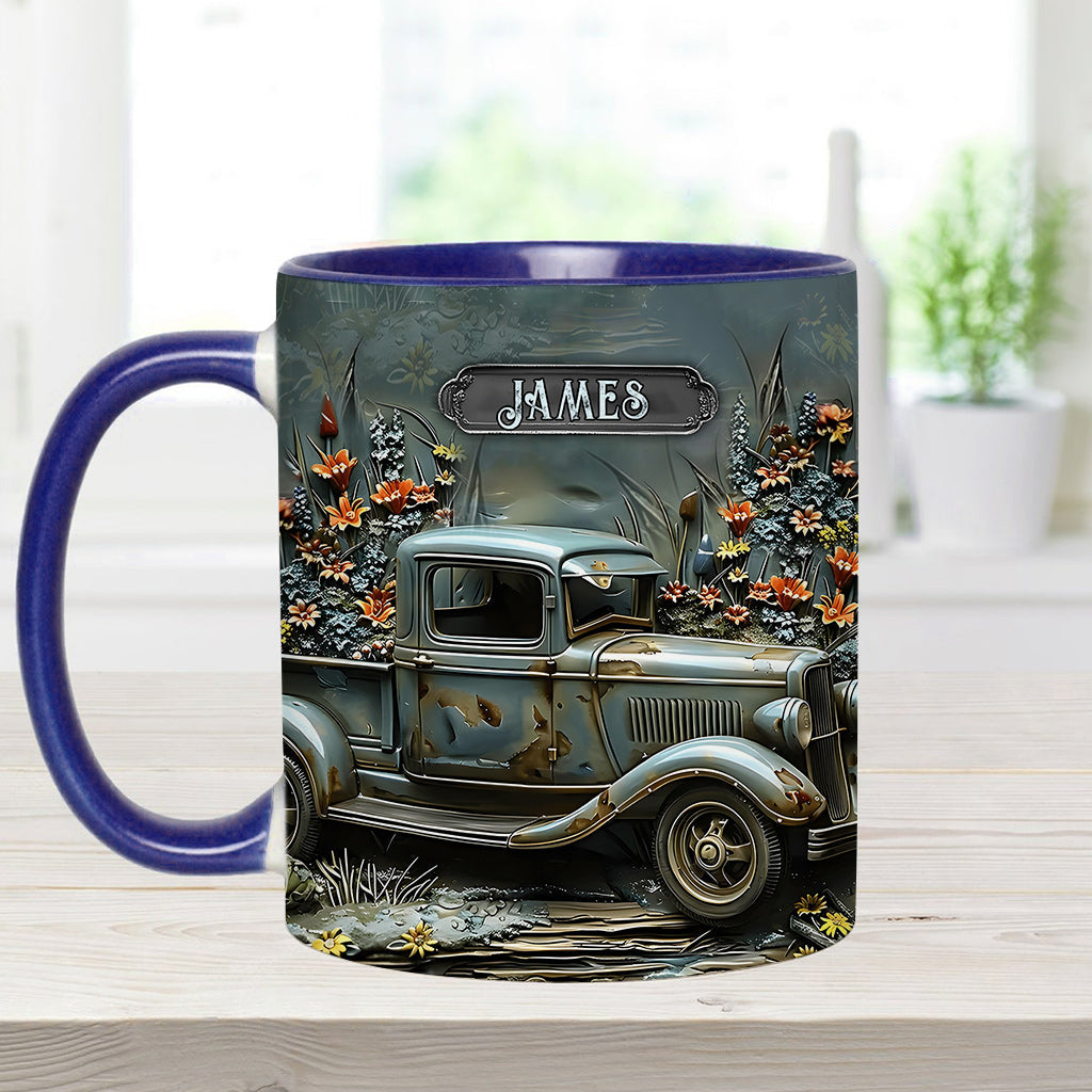 Klassisches Auto - Personalisierte Tasse mit Muscle-Car-Motiv