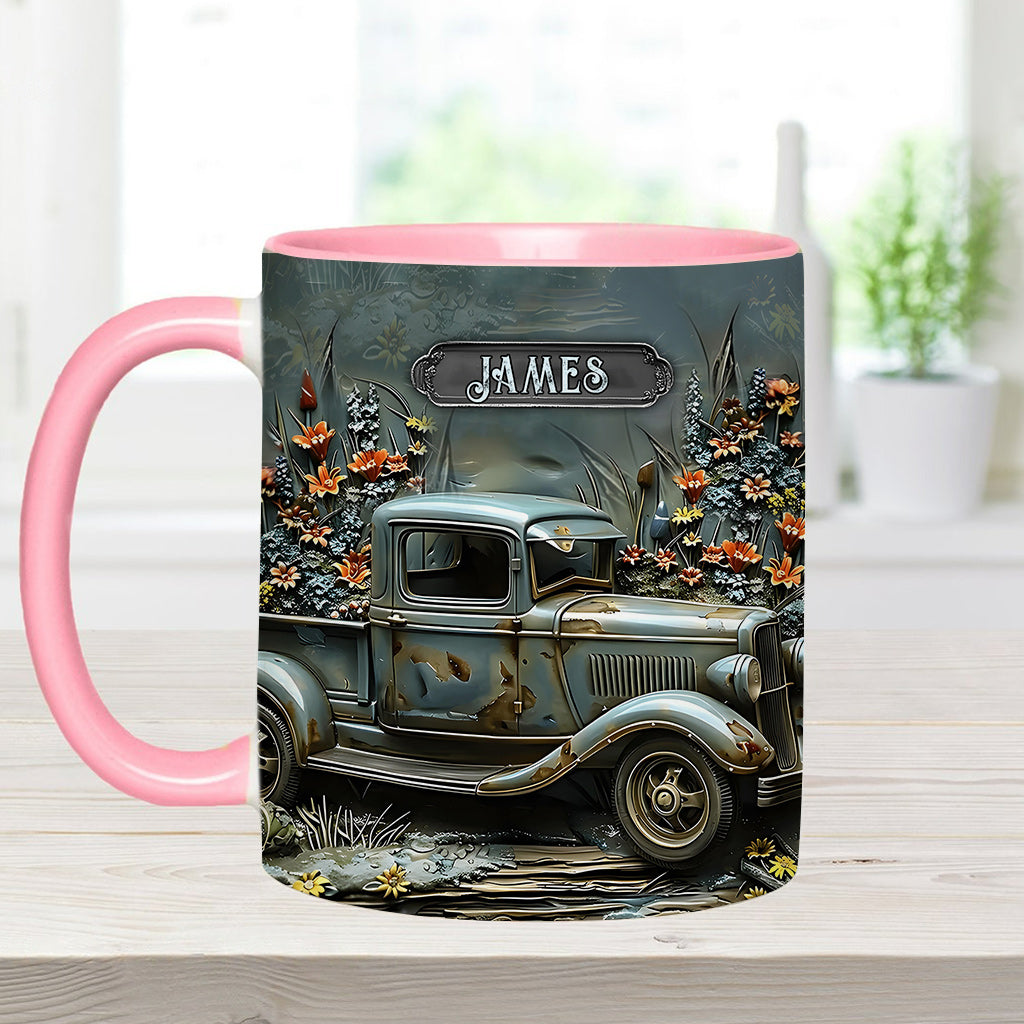 Klassisches Auto - Personalisierte Tasse mit Muscle-Car-Motiv