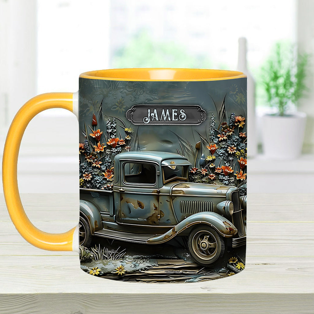 Klassisches Auto - Personalisierte Tasse mit Muscle-Car-Motiv