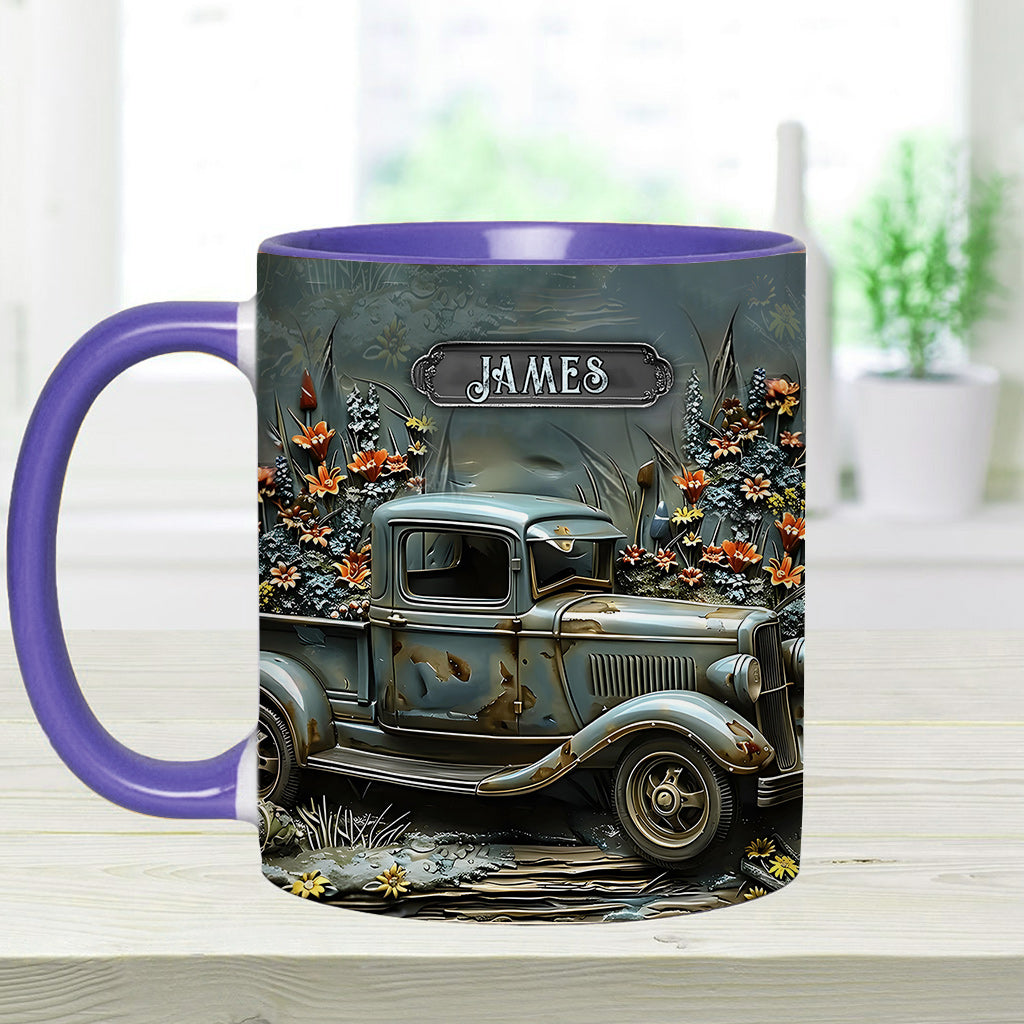 Klassisches Auto - Personalisierte Tasse mit Muscle-Car-Motiv