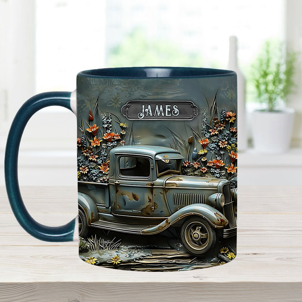 Klassisches Auto - Personalisierte Tasse mit Muscle-Car-Motiv