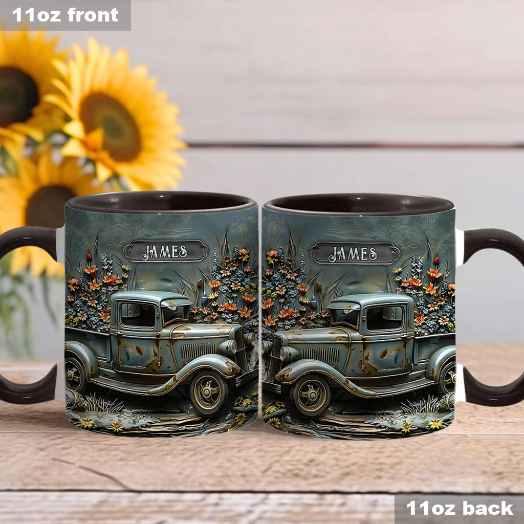 Klassisches Auto - Personalisierte Tasse mit Muscle-Car-Motiv