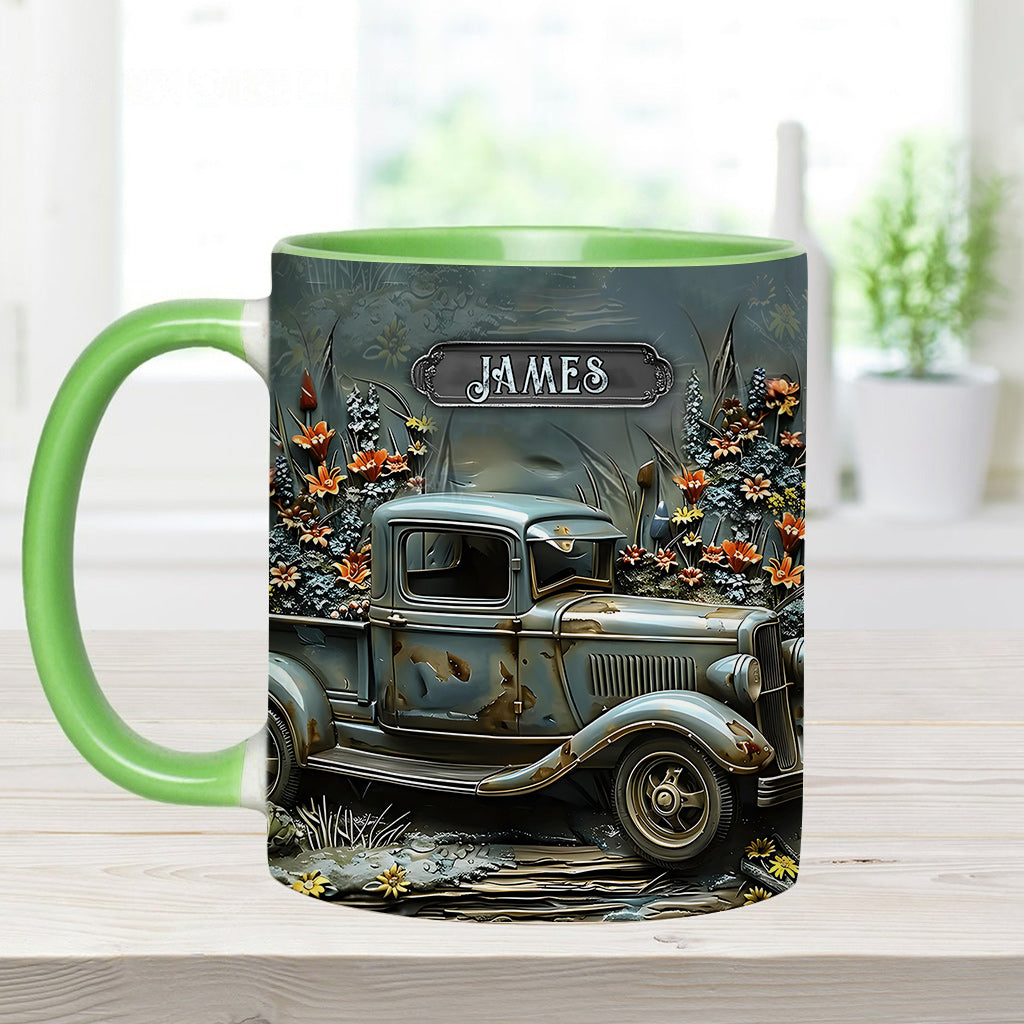 Klassisches Auto - Personalisierte Tasse mit Muscle-Car-Motiv