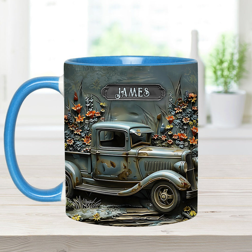 Klassisches Auto - Personalisierte Tasse mit Muscle-Car-Motiv