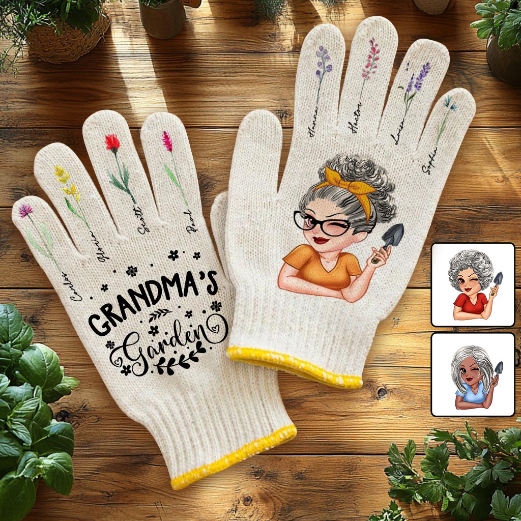 Omas/Mamas Garten ... - Personalisierte Gartenhandschuhe