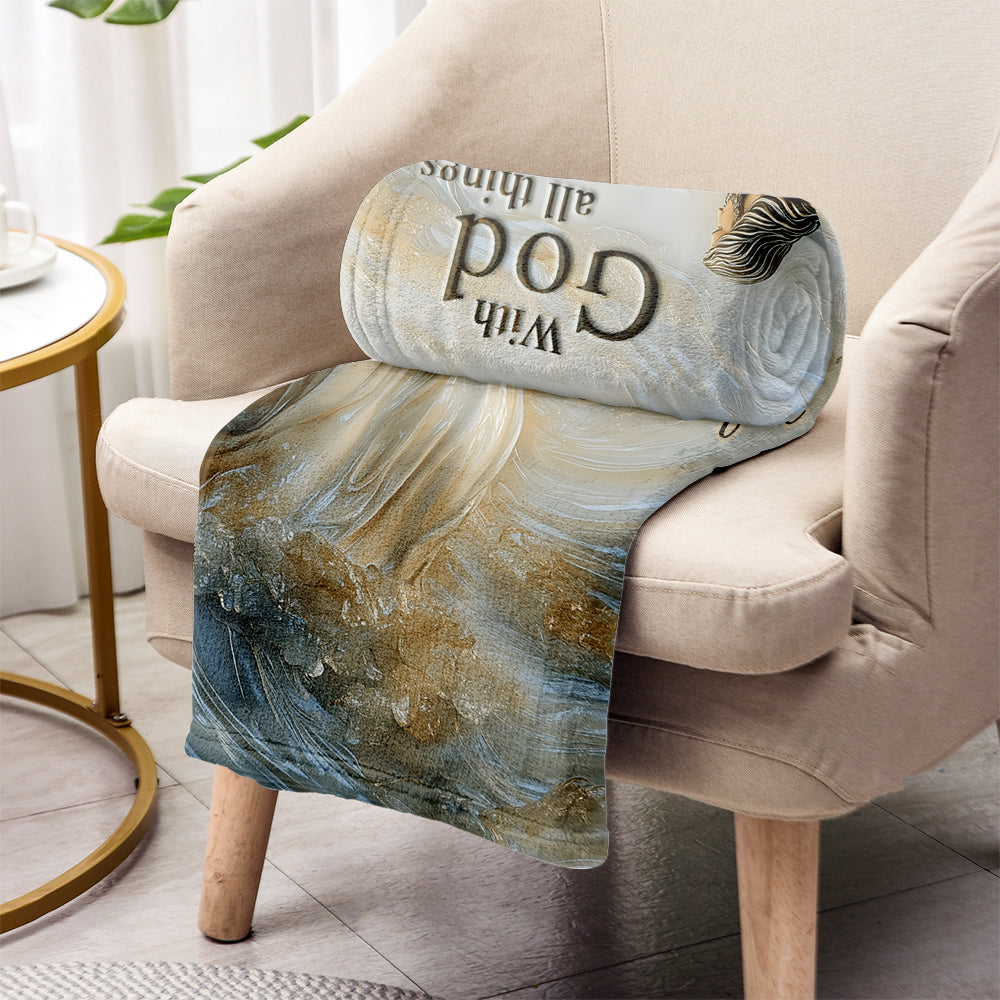 Mit Gott ist alles möglich – Personalisierte christliche Decke