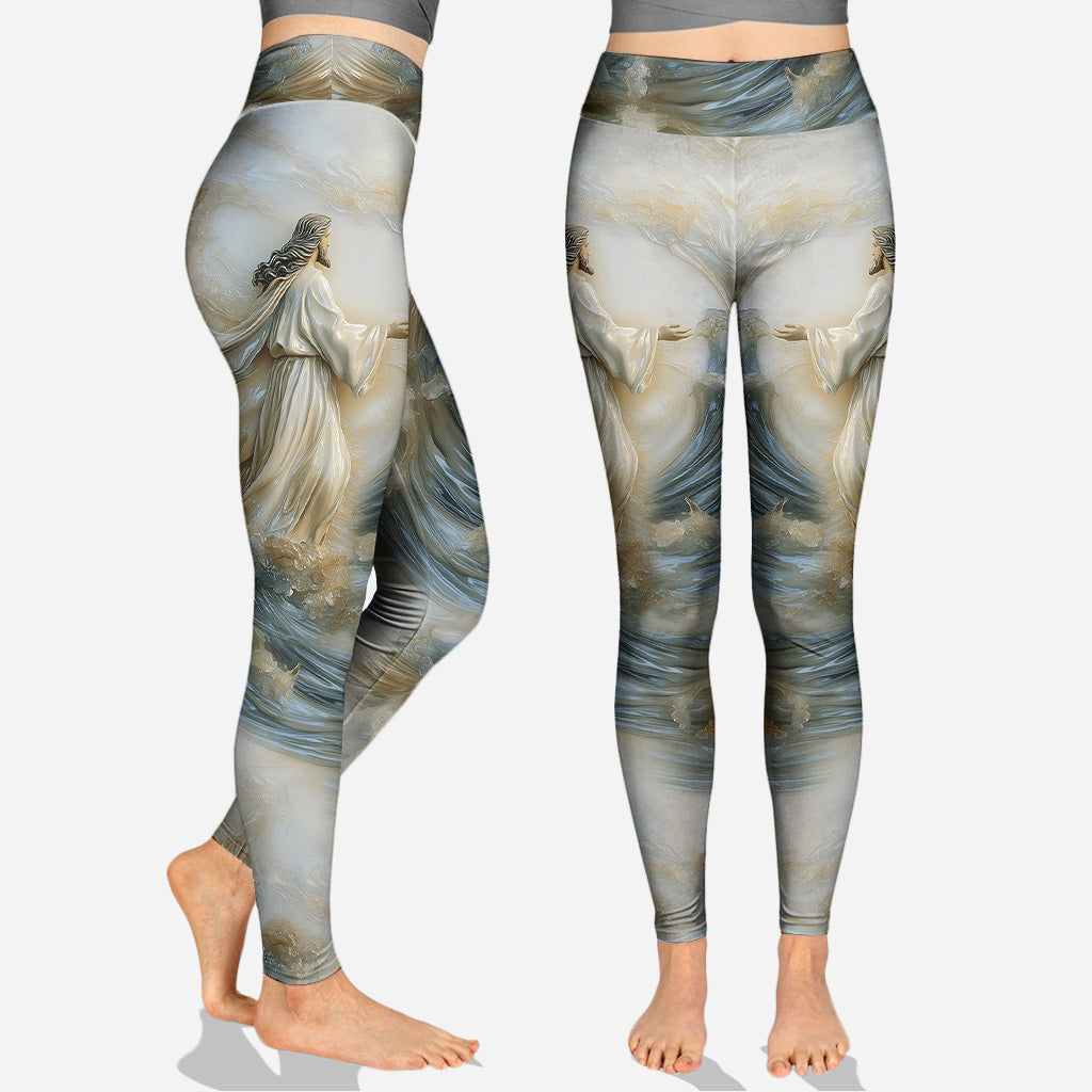 With God All Things Are Possible - Personalized Christian Hoodie and Leggings