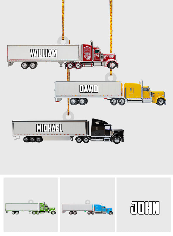 LKW-Geschenk für Enkelkinder – personalisierter Kinderanhänger