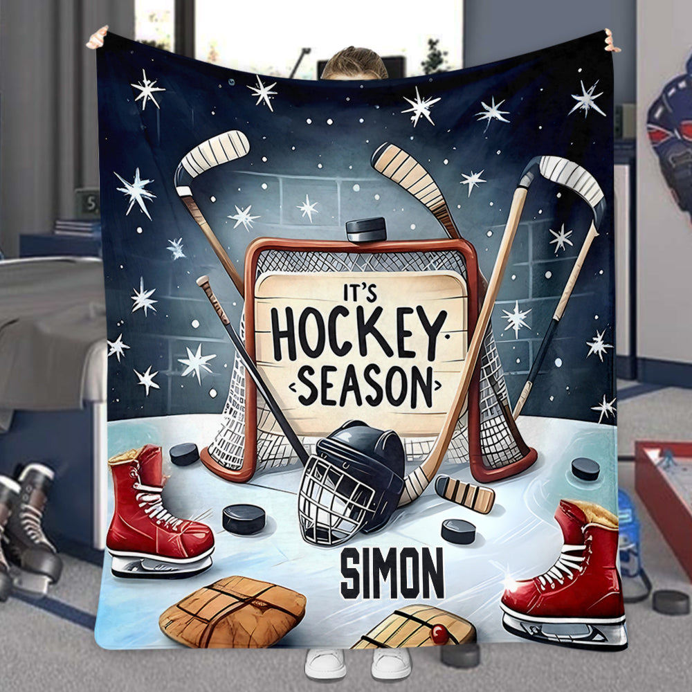Hockeysaison – Personalisierte Hockeydecke
