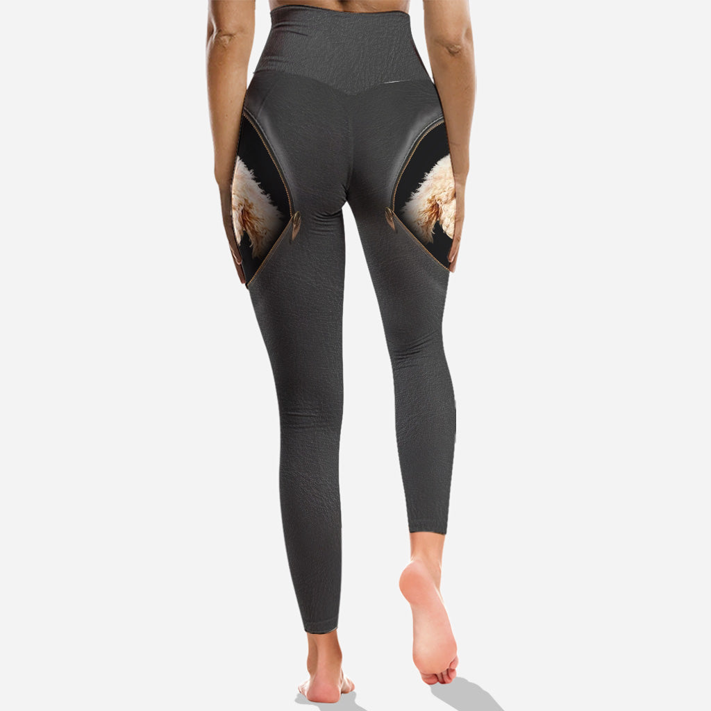 Personalisierter Hunde-Hoodie und Leggings mit Foto und Namen Ihres Haustieres