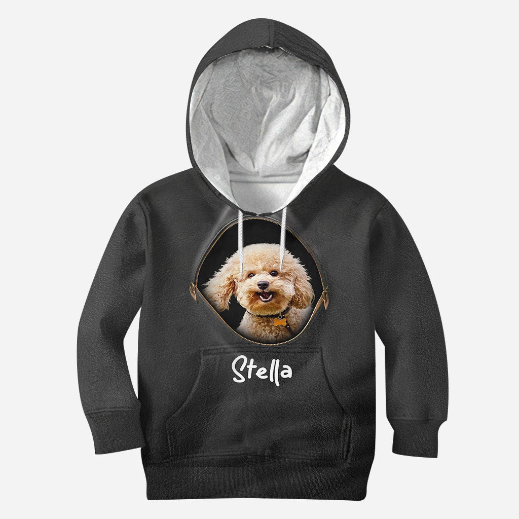 Personalisierter Hunde-Hoodie und Leggings mit Foto und Namen Ihres Haustieres