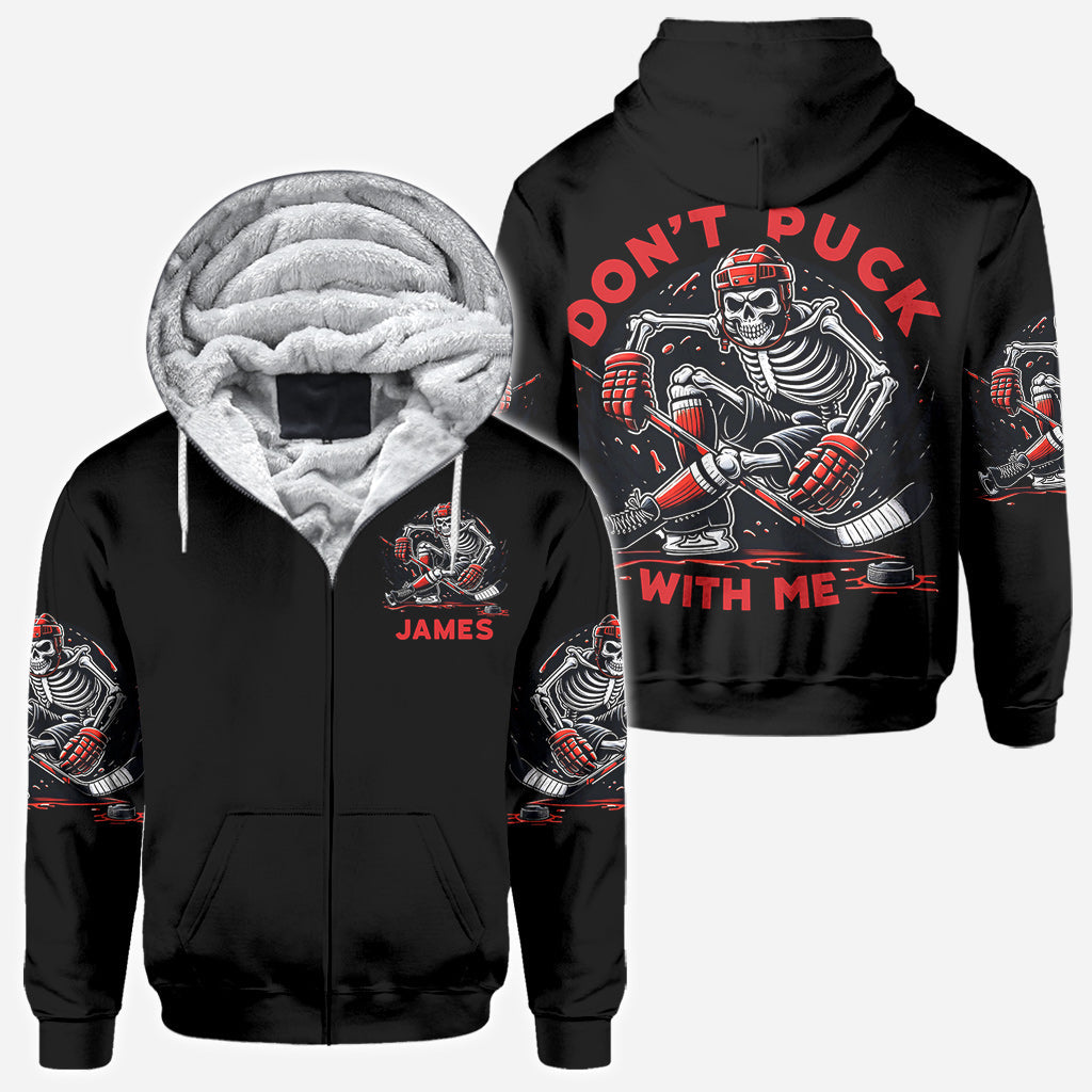 Spiel nicht mit mir – personalisiertes Hockey-Shirt