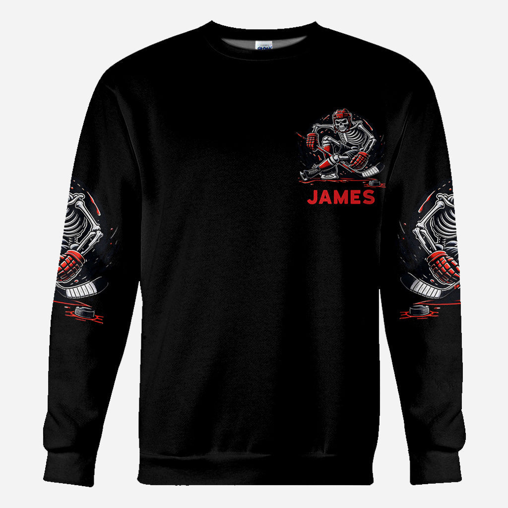 Spiel nicht mit mir – personalisiertes Hockey-Shirt