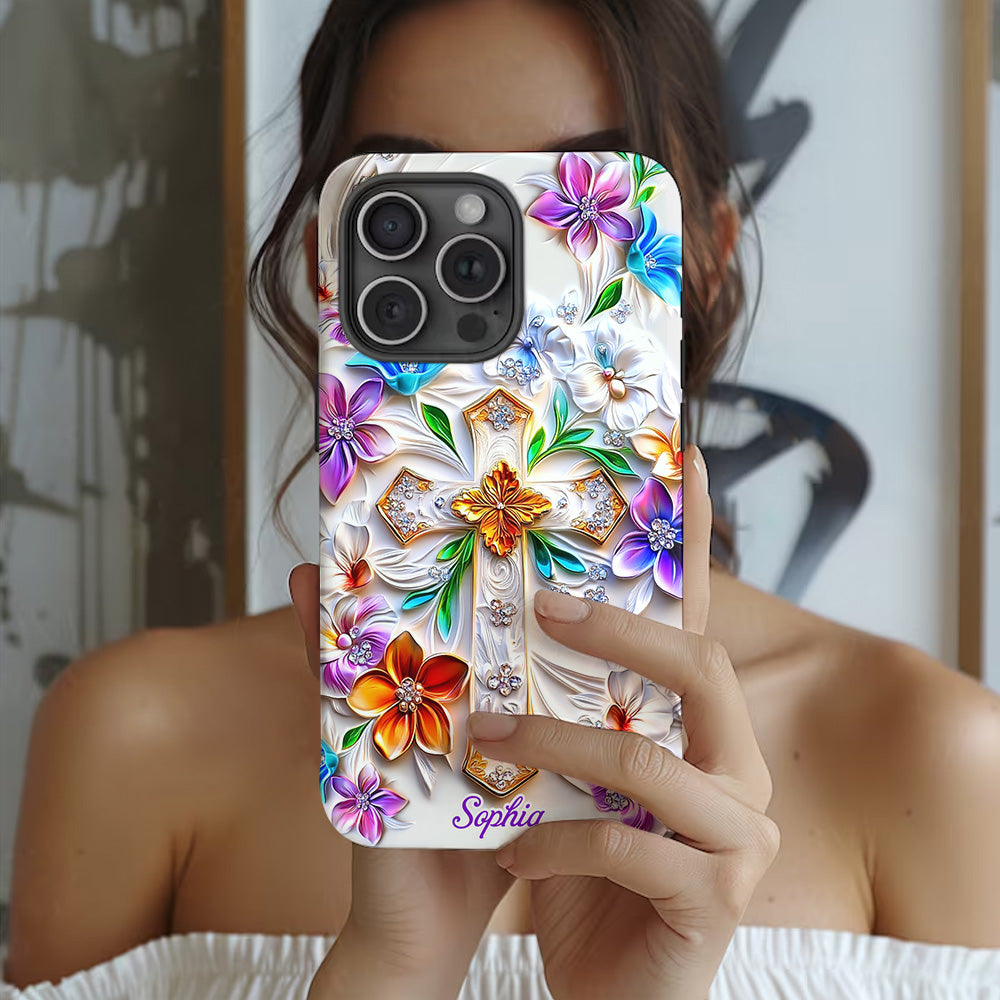 Glaube – Personalisierte Handyhülle mit christlichem Volldruck