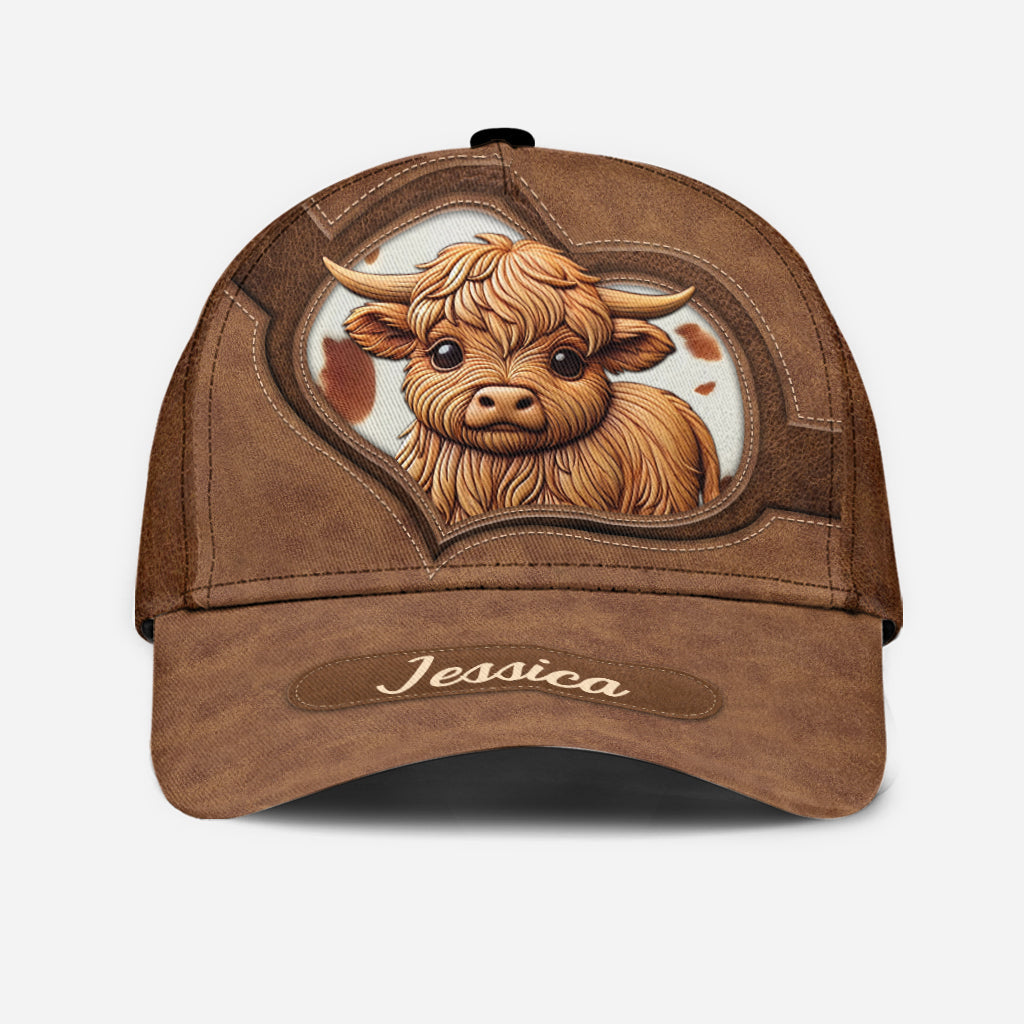 Love Highland Cows - Personalized Classic Cap