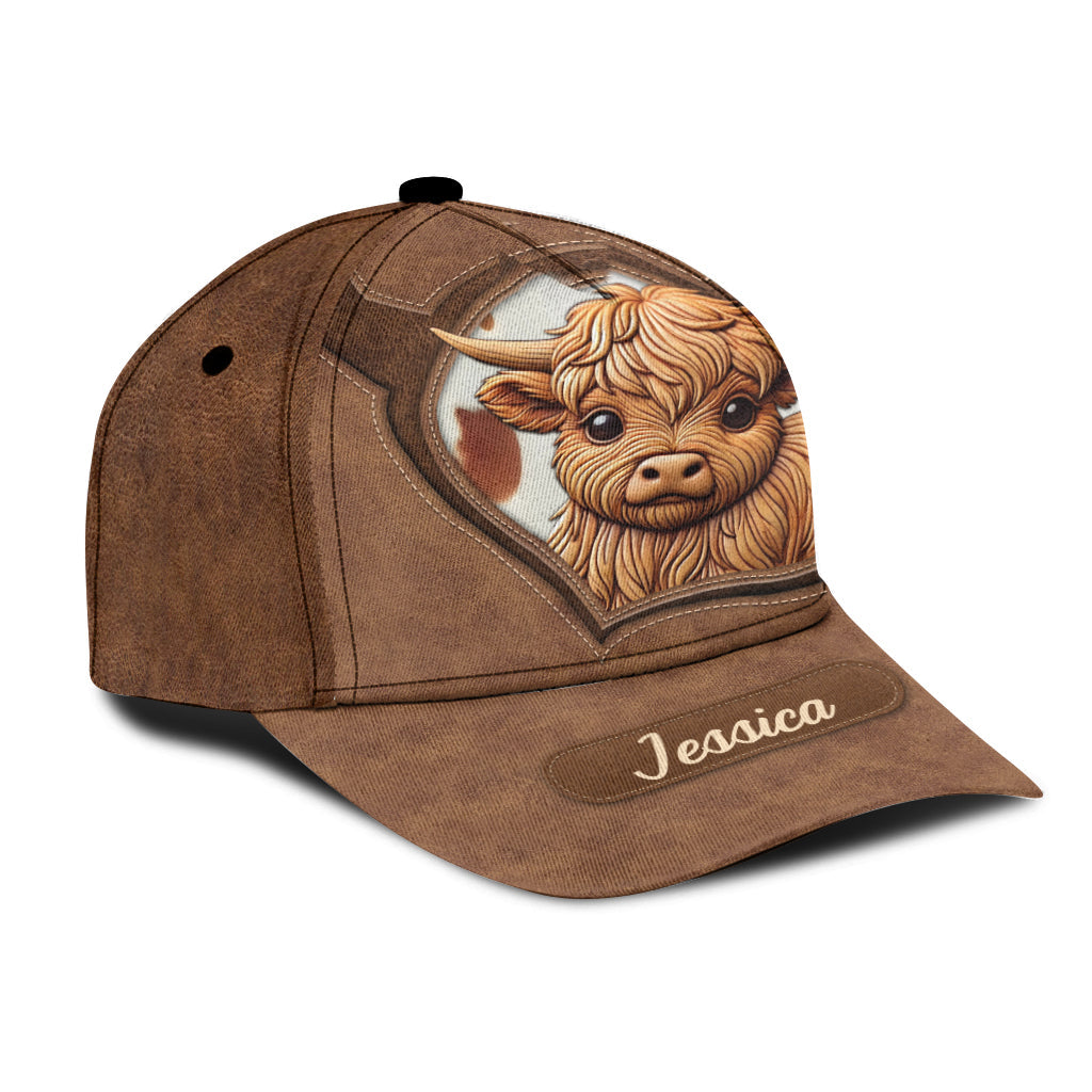 Love Highland Cows - Personalized Classic Cap