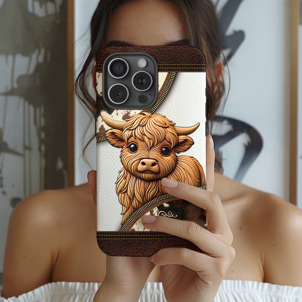 Love Highland Cows - Personalized Full Print Phone Case