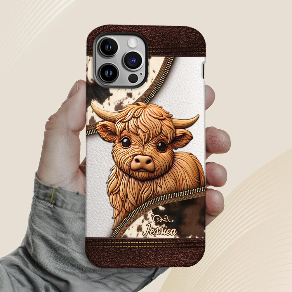 Love Highland Cows - Personalized Full Print Phone Case