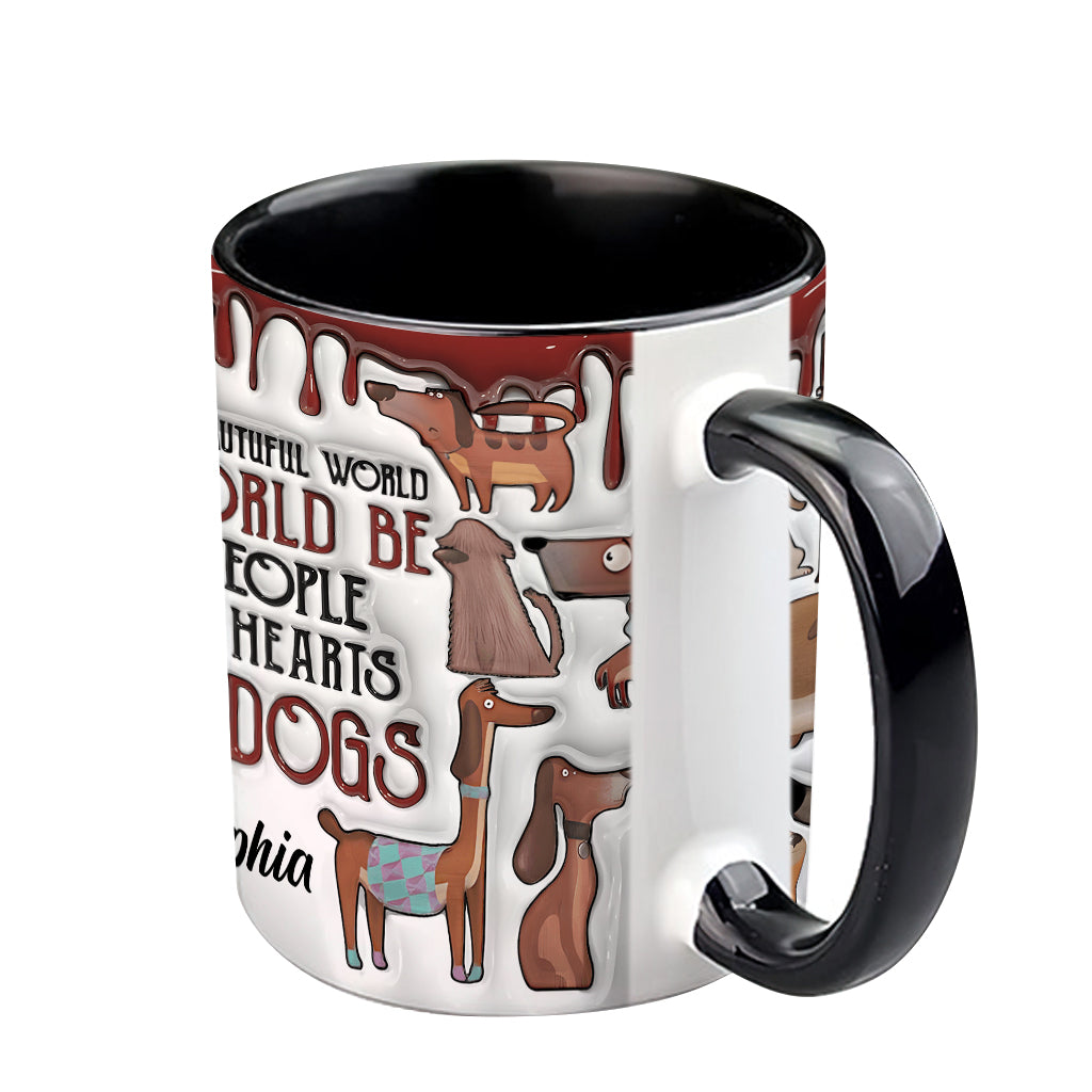 Diese Hunde - Personalisierte Tasse mit Hundemotiv