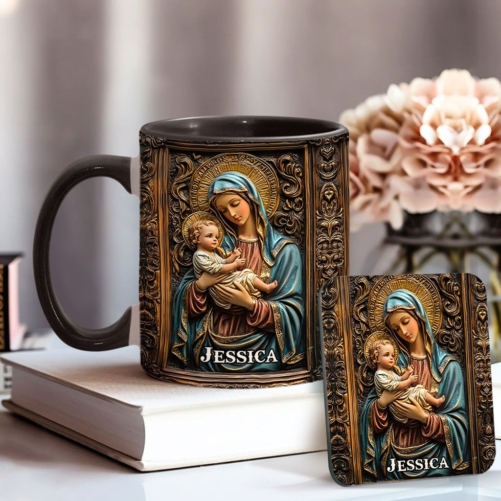 Personalisierte Tasse mit christlichem Akzent