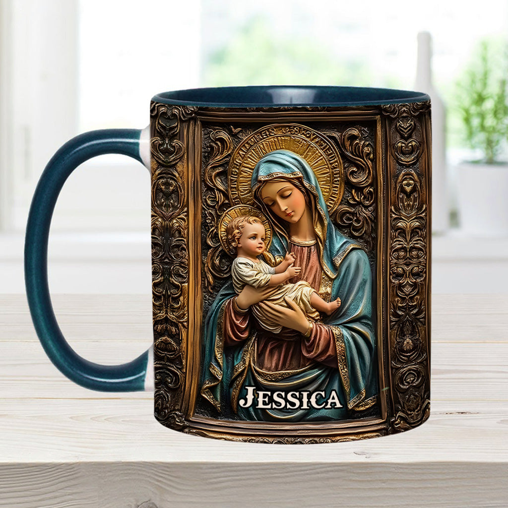 Personalisierte Tasse mit christlichem Akzent