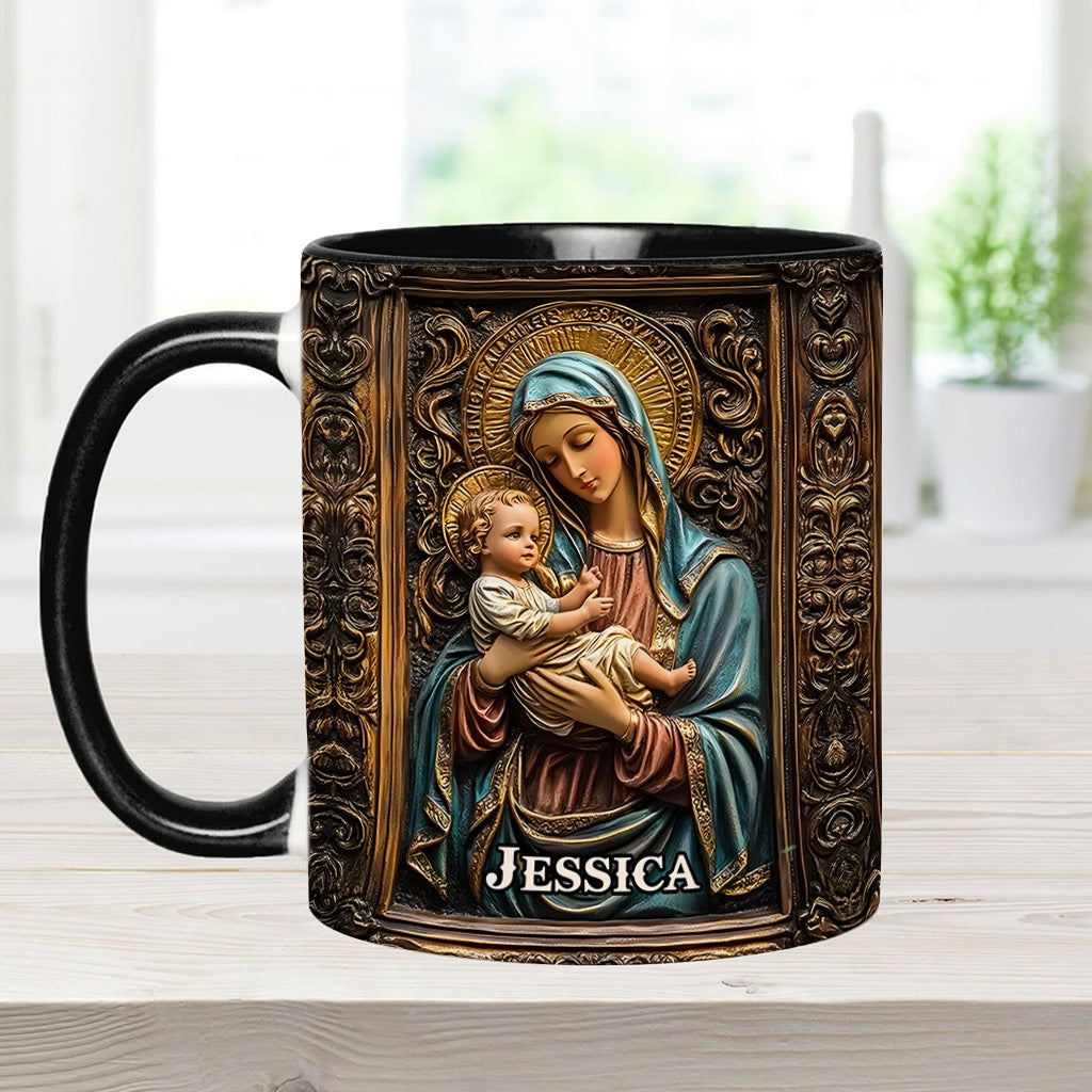 Personalisierte Tasse mit christlichem Akzent