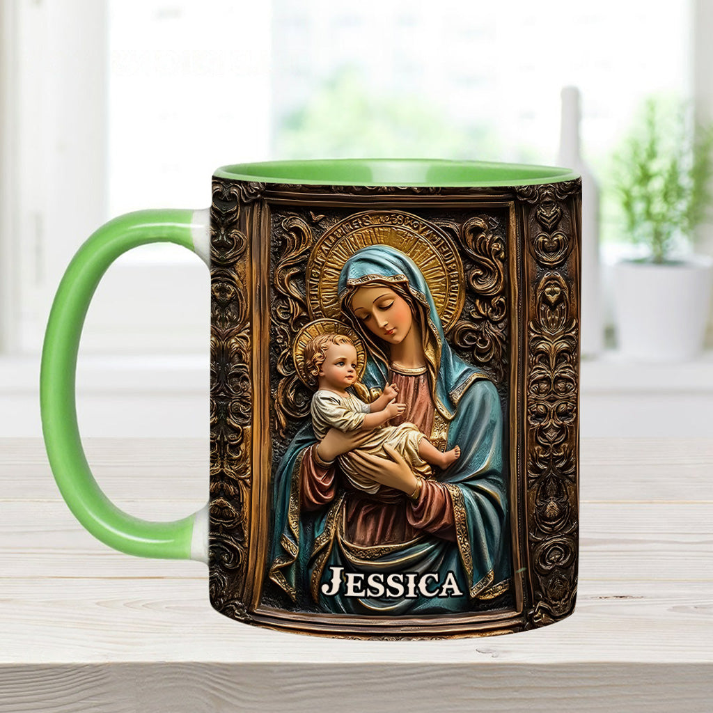 Personalisierte Tasse mit christlichem Akzent