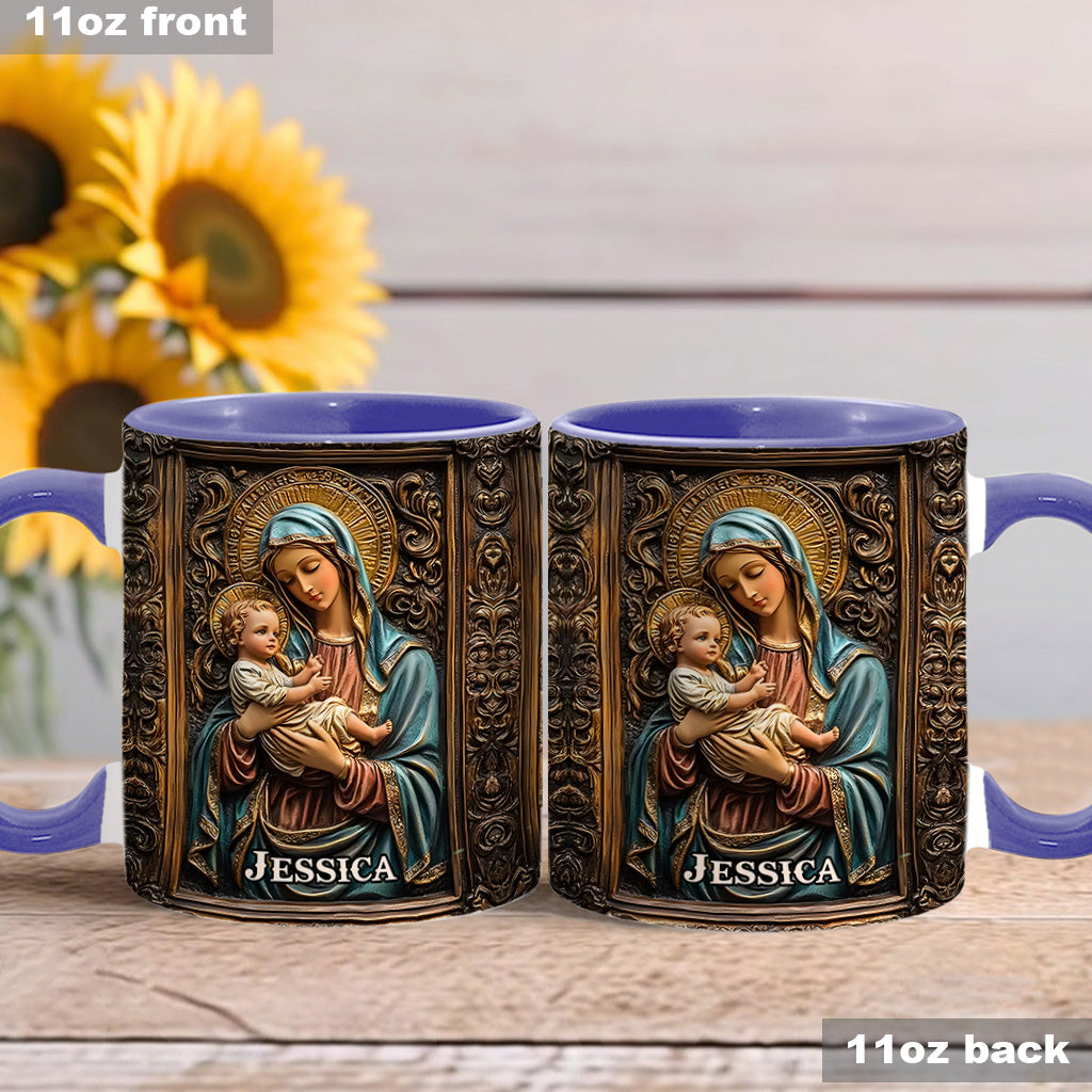 Personalisierte Tasse mit christlichem Akzent