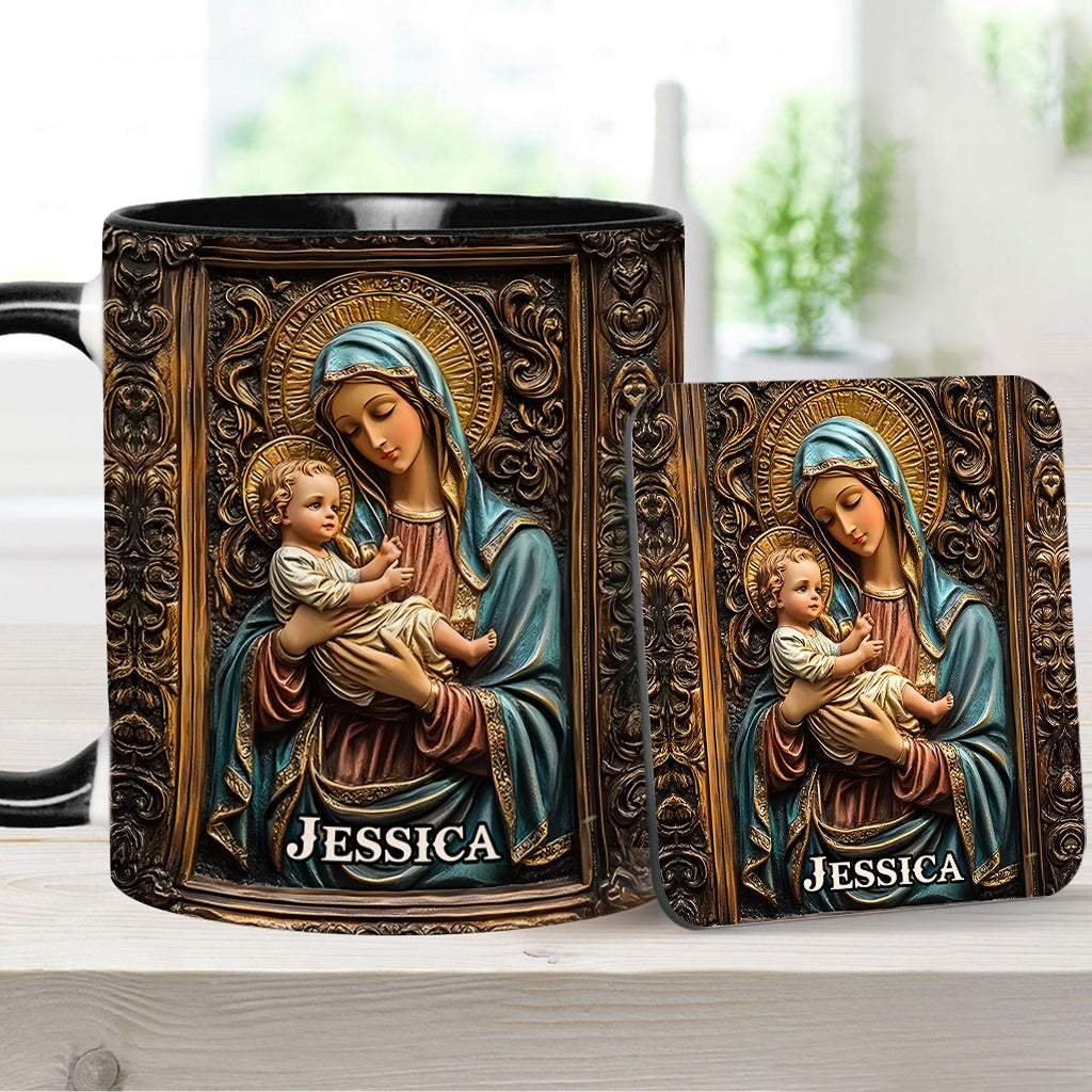 Personalisierte Tasse mit christlichem Akzent