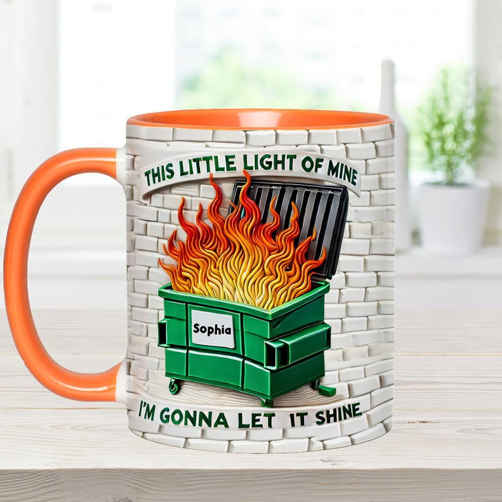 This Little Light Of Mine - Personalized Colleague Accent Mug