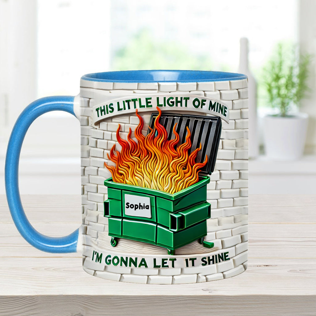 This Little Light Of Mine - Personalized Colleague Accent Mug